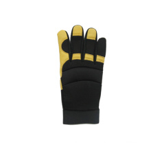 Deer Skin Leather Palm Mechanic Work Glove-7308